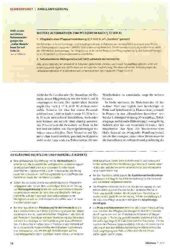Vorschauseite 3: Vom Pflegeheim zum Mietshaus