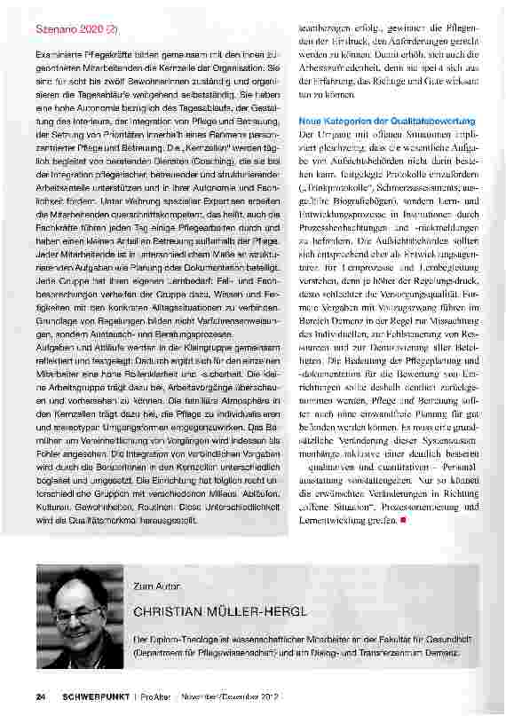Vorschauseite 5: Burnout-Prävention in der Demenzpflege