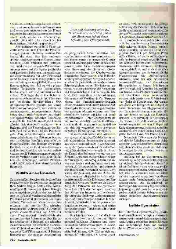 Vorschauseite 3: Pflegepersonal und Ärzteschaft