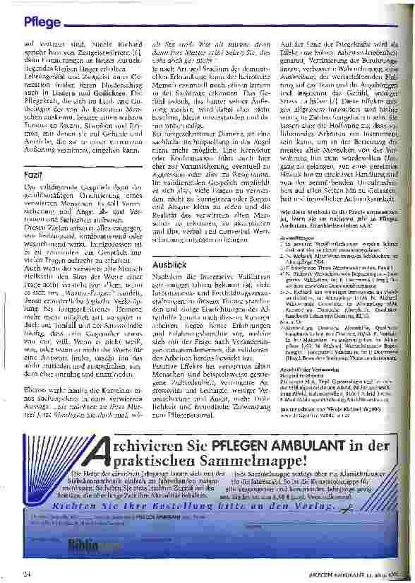 Vorschauseite 4: Integrative Validation nach Nicole Richard