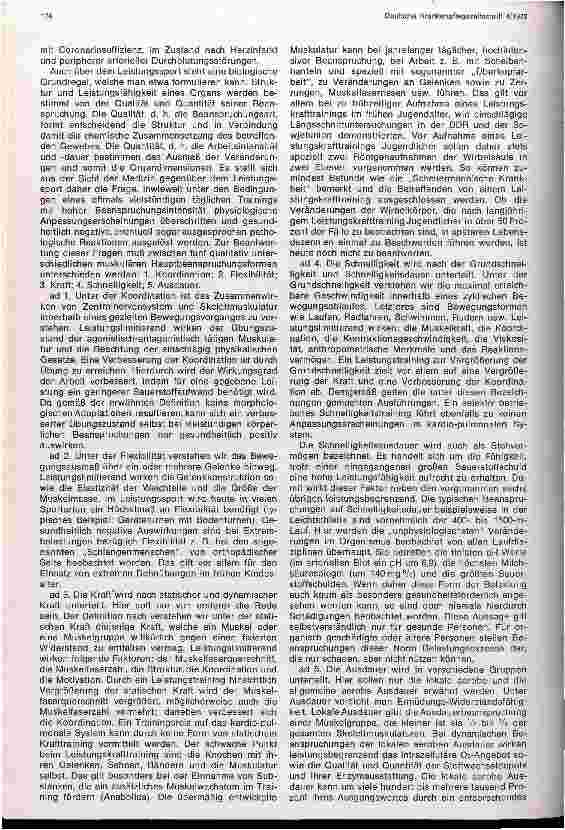 Vorschauseite 2: Leistungssport aus medizinischer Sicht
