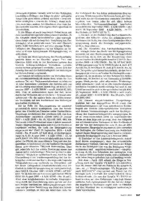 Vorschauseite 4: Korrigierende Rückgruppierung, nach vorheriger Bestätigung der bisherigen Eingruppierung