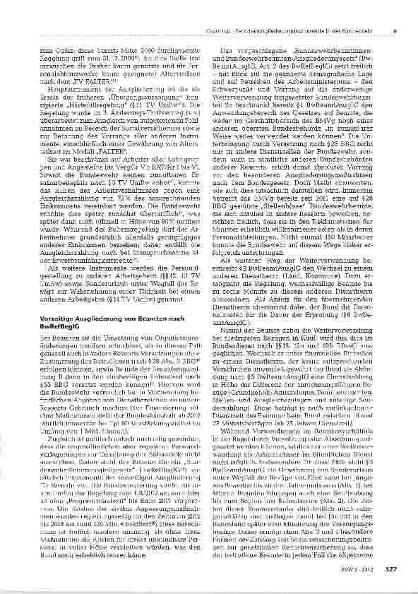 Vorschauseite 4: Personalausgliederungsinstrumente in der Bundeswehr
