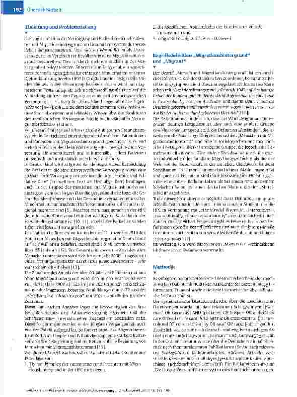 Vorschauseite 2: Hospizund Palliatiwersorgung von Patienten mit Migrationshintergrund in Deutschland