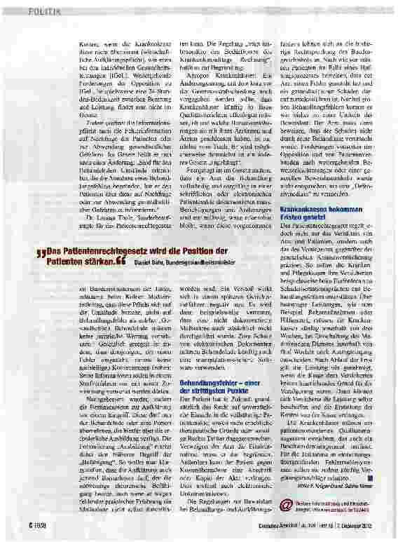 Vorschauseite 2: Konsensfindung statt Revolution