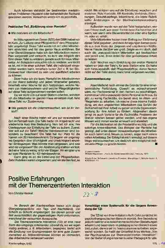 Vorschauseite 3: Warun innerbertiebliche Fortbildung im Altenheim?