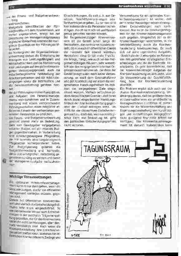 Vorschauseite 4: Gibt es ein optimales Krankenhausmanagement?