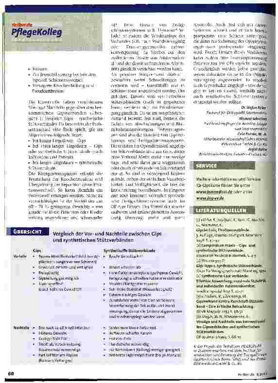 Vorschauseite 3: Synthetische Stützverbände und Schienentechnik Teil 2