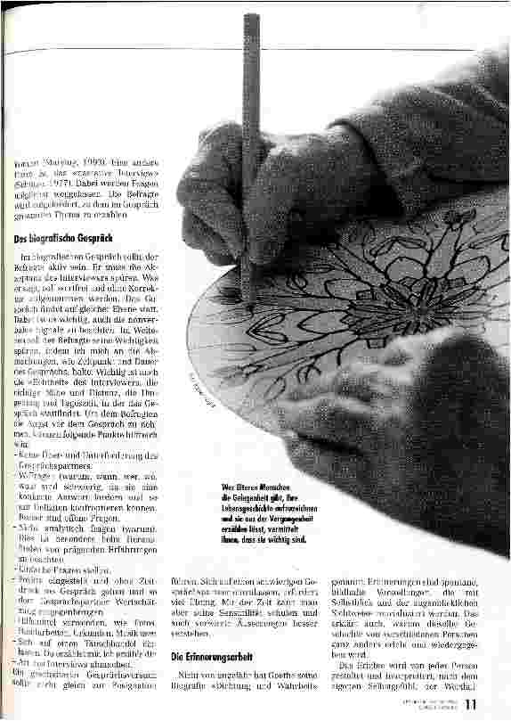Vorschauseite 2: Nicht nur alte Geschichten Biografiearbeit im Heim