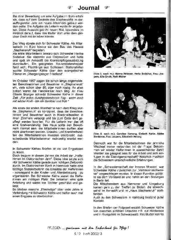 Vorschauseite 3: Zeitzeugin Schwester Käthe Berderow