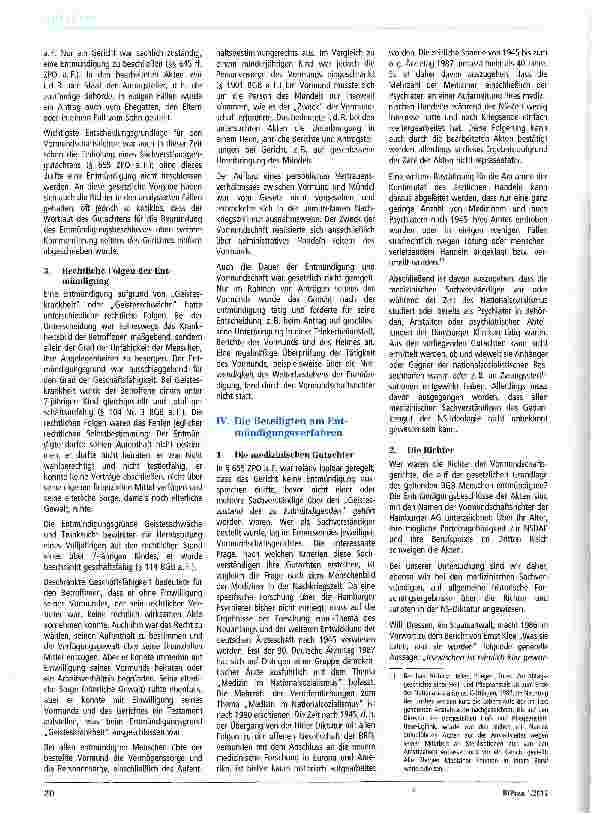 Vorschauseite 3: Entmündigt - bevormundet - betreut Vergessene Menschen nach 1945. Die Praxis der Entmündigung im Spiegel von Einzelfallakten