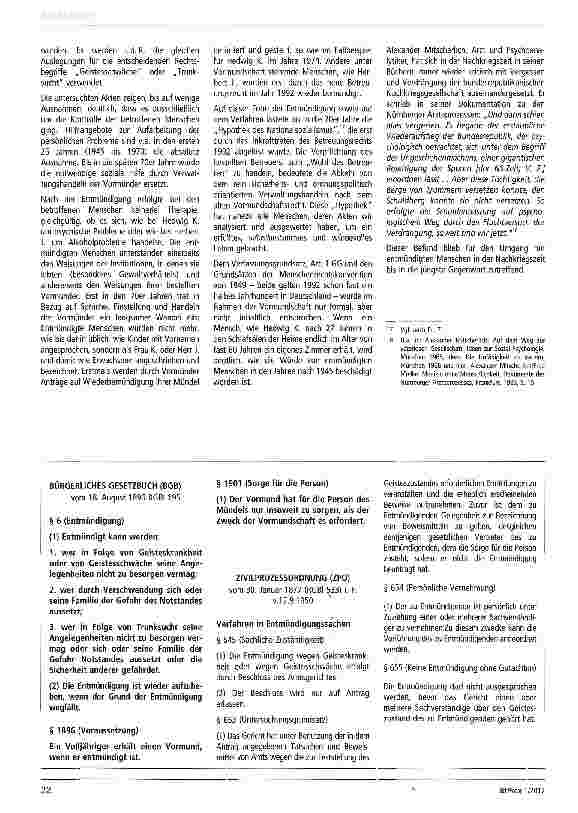 Vorschauseite 5: Entmündigt - bevormundet - betreut Vergessene Menschen nach 1945. Die Praxis der Entmündigung im Spiegel von Einzelfallakten