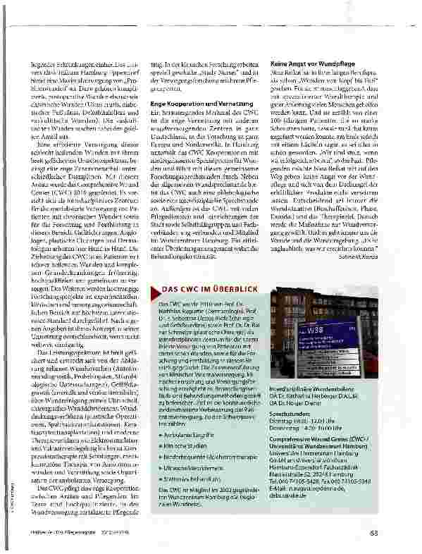 Vorschauseite 2: Versorgung, Forschung, Fortbildung