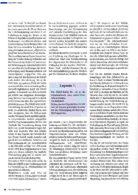 Vorschauseite 3: Aufbau zentralistischer Strukturen in der SBZ sowie Legenden über diese Zeit Teil 1