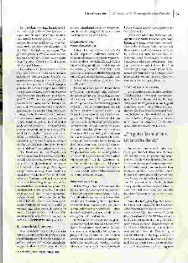 Vorschauseite 2: Das Zauberwort heißt Wertschätzung