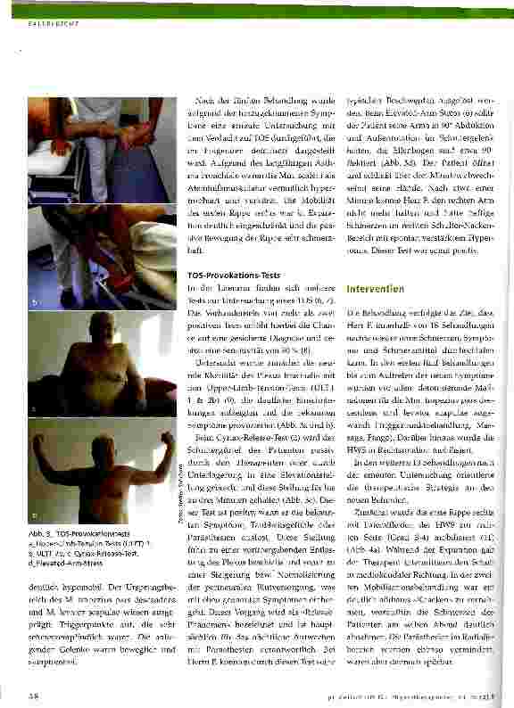 Vorschauseite 3: Thoracic-outlet-Syndrom (TOS) als mögliche Ursache für Nachtschmerzen