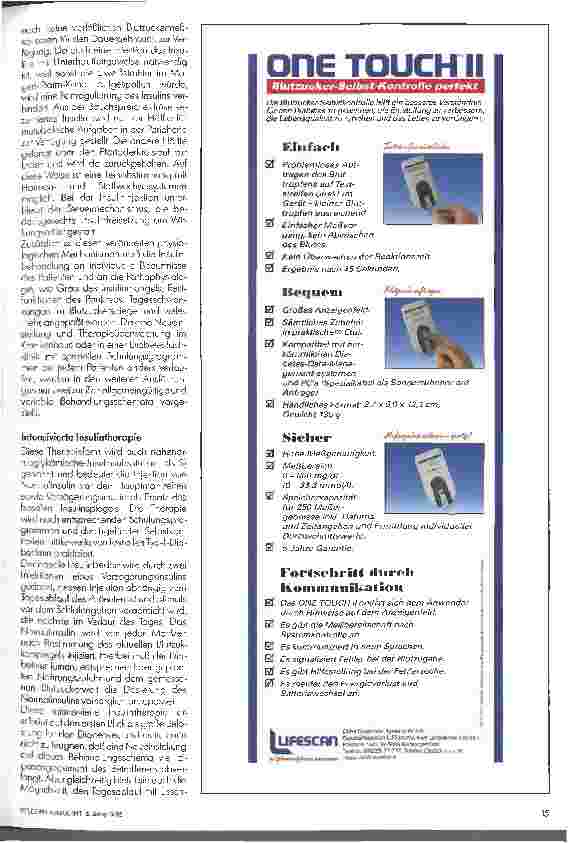 Vorschauseite 4: Insulintherapie bei Diabetes mellitus 3. Folge