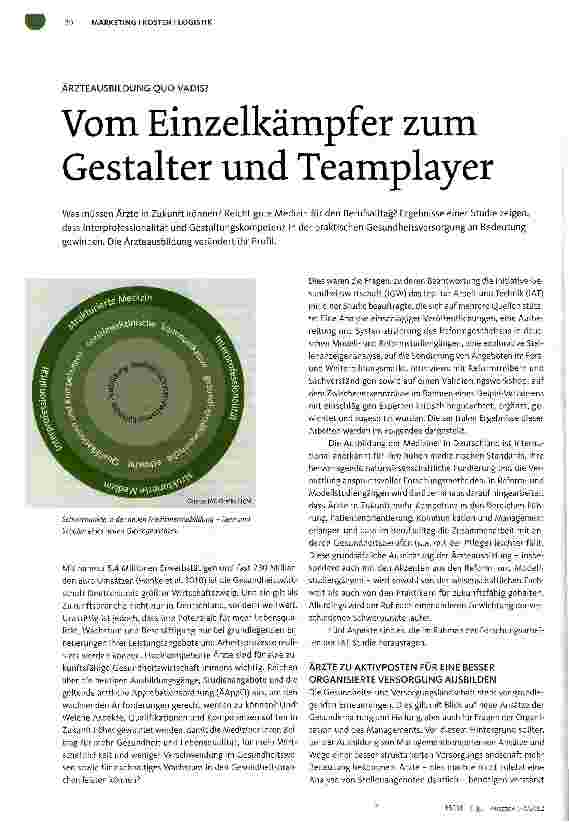 Vorschauseite 1: Vom Einzelkämpfer zum Gestalter und Teamplayer
