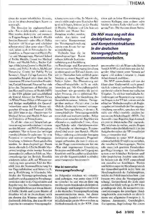 Vorschauseite 4: Normative Versorgungsforschung. Eine orientierende Einführung in Themen, Methoden und den Status quo in Deutschland