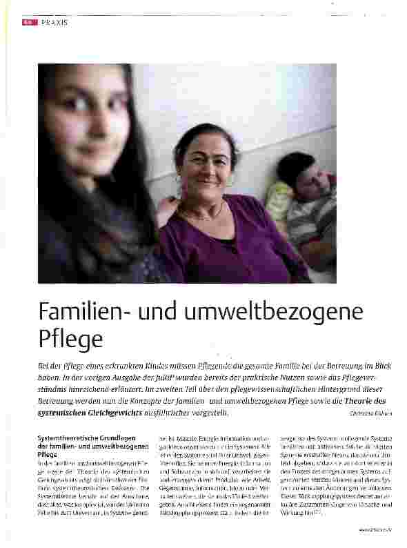 Vorschauseite 1: Familienund umweltbezogene Pflege