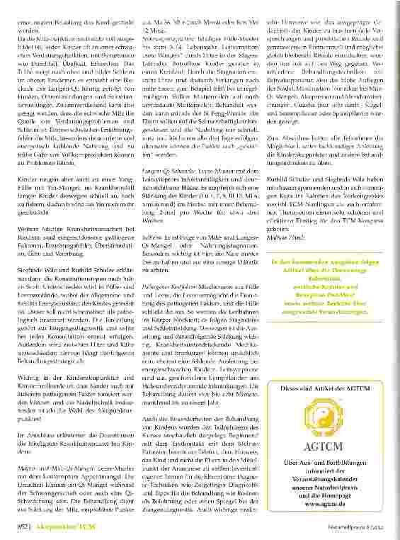 Vorschauseite 5: Bericht vom 43. TCM-Kongress in Rothenburg vom 15. bis 20. Mai 20