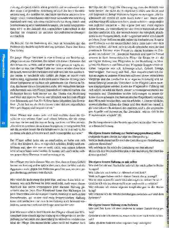 Vorschauseite 2: Wirkungen von Beziehungspflege in der pflegerischen Praxis