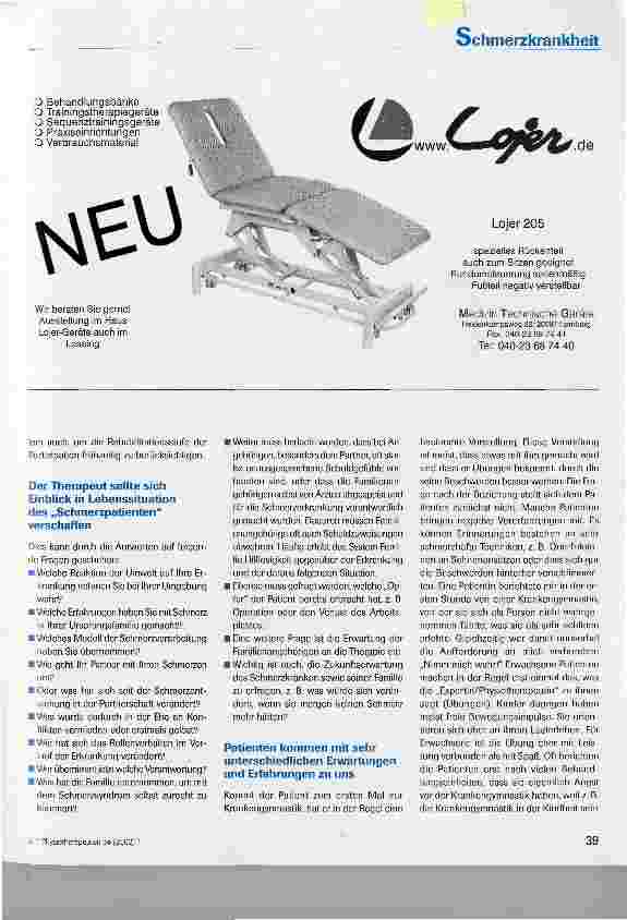Vorschauseite 4: Schmerzkrankheit - Schmerzstörung: Indikation für Integrative Bewegungsund Physiotherapie
