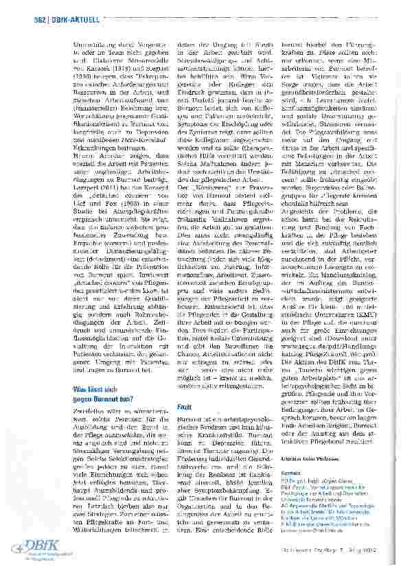 Vorschauseite 3: Burnout - zur Begriffsklärung und Versachlichung der Debatte