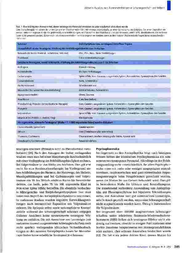 Vorschauseite 3: Aktuelle Aspekte zum Arzneimitteleinsatz in Schwangerschaft und Stillzeit