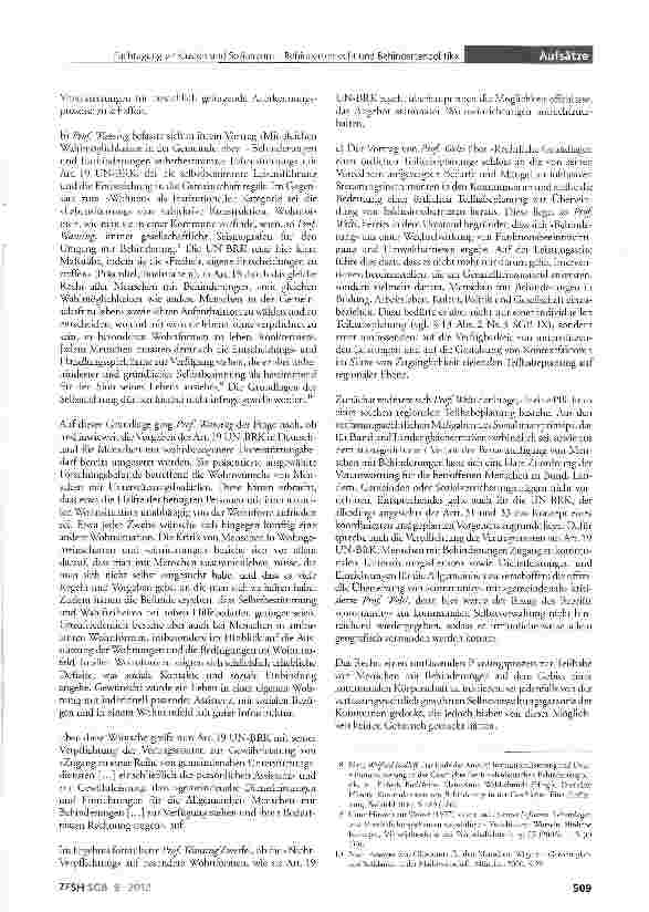 Vorschauseite 5: Fachtagung »Inklusion und Sozialraum - Behindertenrecht und Behindertenpolitik in der Kommune«