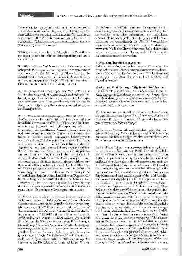 Vorschauseite 6: Fachtagung »Inklusion und Sozialraum - Behindertenrecht und Behindertenpolitik in der Kommune«