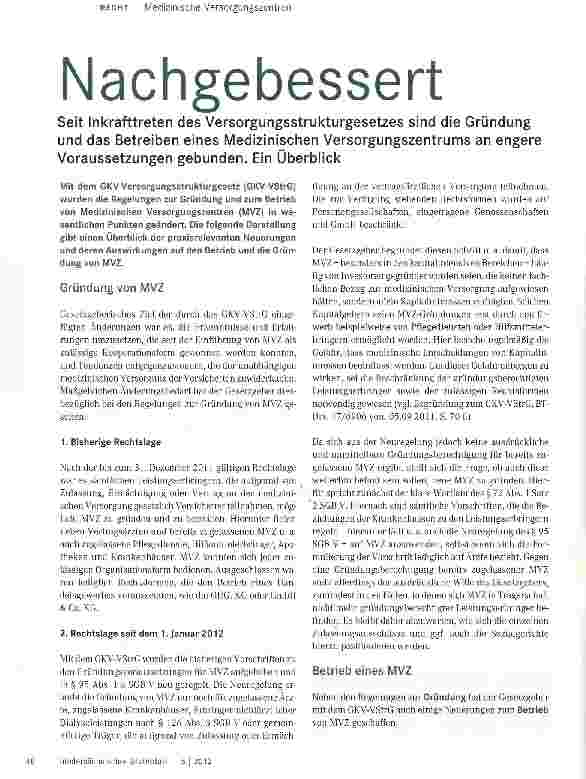 Vorschauseite 1: Nachgebessert