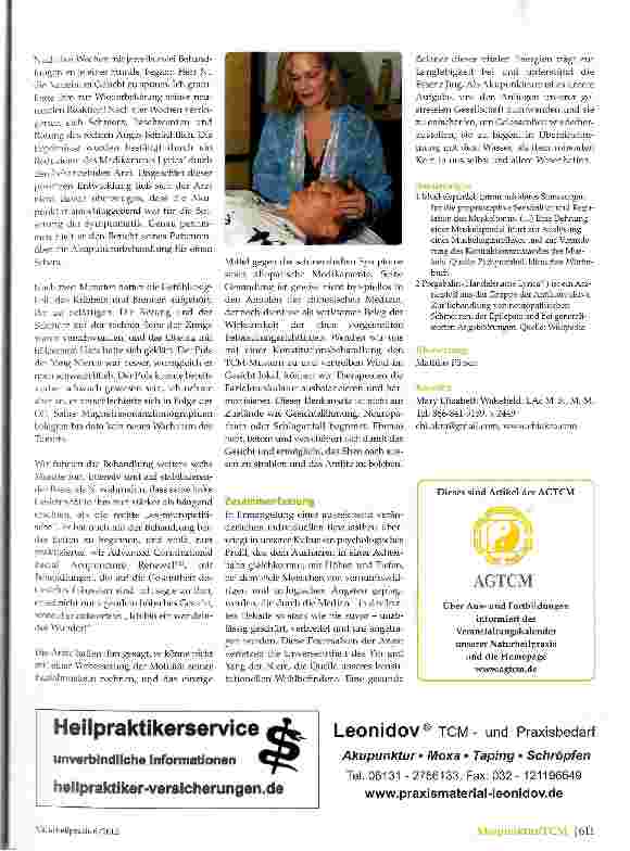 Vorschauseite 3: Fortgeschrittene konstitutionelle Gesichtsakupunktur. Die Behandlung postoperativerNeuropathien