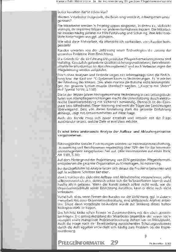 Vorschauseite 5: Risikofaktoren bei der Implementierung DV-gestützter Pflegeinformationssysteme