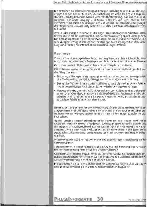 Vorschauseite 6: Risikofaktoren bei der Implementierung DV-gestützter Pflegeinformationssysteme