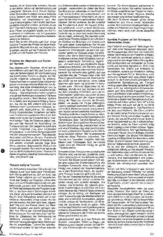 Vorschauseite 3: Chancen und Probleme kindlicher maligner Erkrankungen Aus der Kinderklinik der Medizinischen Hochschule Hannover