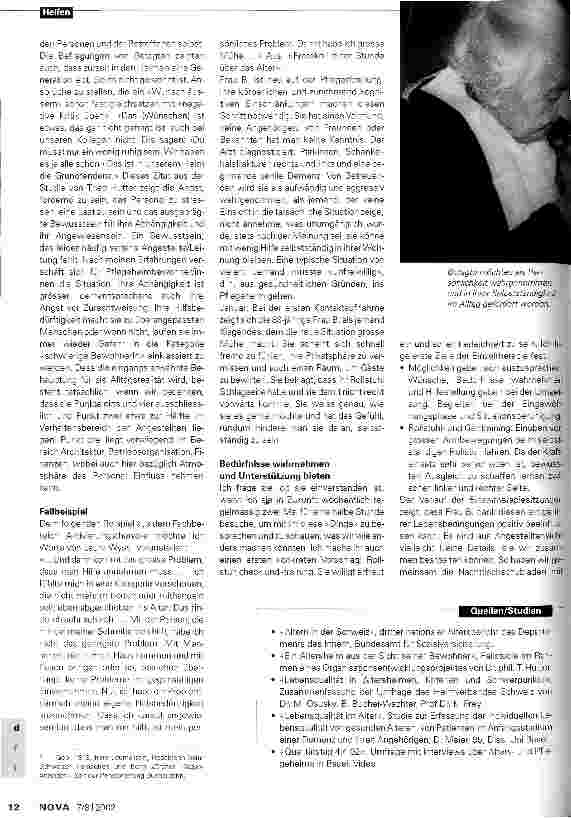 Vorschauseite 2: Die Fachleute meinen zu wissen, was gut für Betagte ist