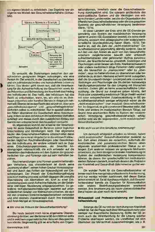 Vorschauseite 2: Gesundheitserziehung - Versuch einer Definition