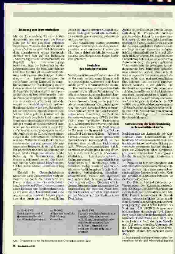 Vorschauseite 3: Die Zukunft der Lehrerausbildung für die Gesundheitslehre
