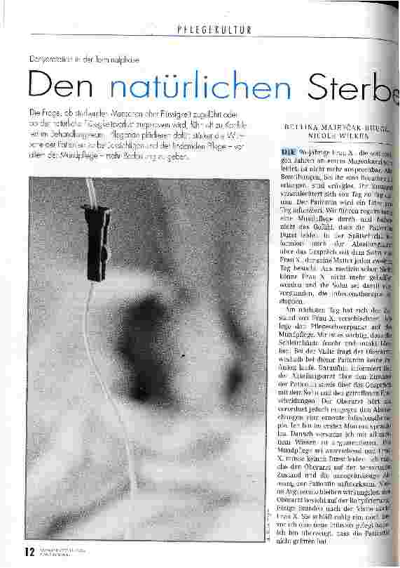 Vorschauseite 1: Den natürlichen Sterbeprozess zulassen