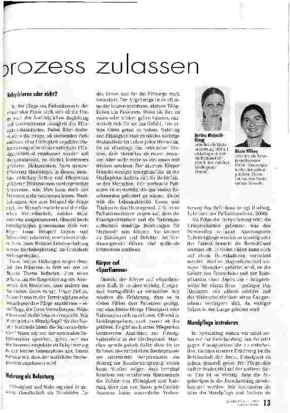 Vorschauseite 2: Den natürlichen Sterbeprozess zulassen