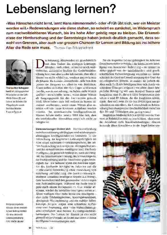 Vorschauseite 1: Lebenslang lernen?