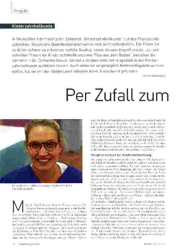Vorschauseite 1: Per Zufall zum Traumberuf