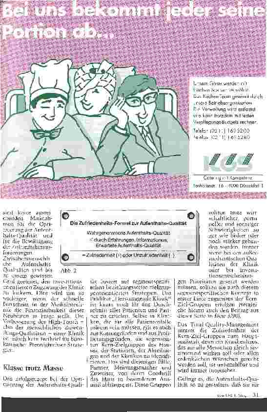 Vorschauseite 3: Warum heißt das Krankenhaus eigentlich nicht Gesundheitshaus? Neue Facetten der Aufenthalts-Qualität in der Klinik