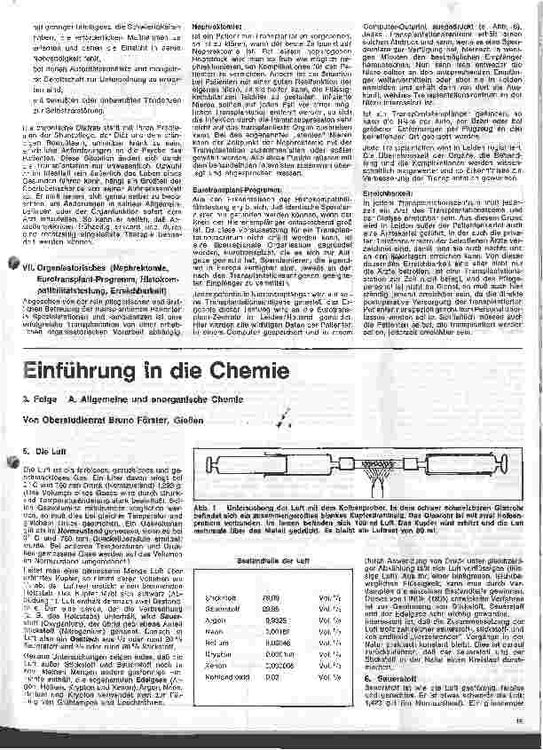 Vorschauseite 4: Immunologie und Klinik der Nierentransplantation 2. Folge: II. Der Organempfänger: Voraussetzungen für die Operation