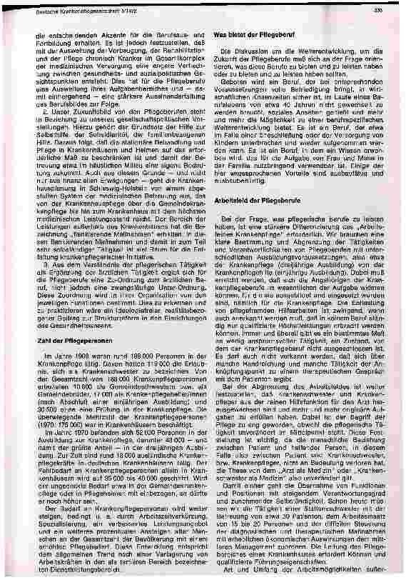 Vorschauseite 2: Die Zukunft der Pflegeberufe