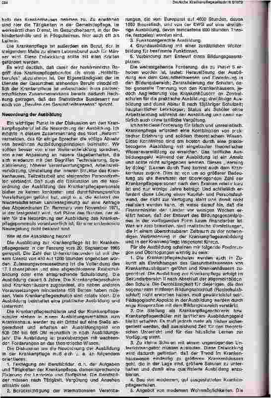 Vorschauseite 3: Die Zukunft der Pflegeberufe
