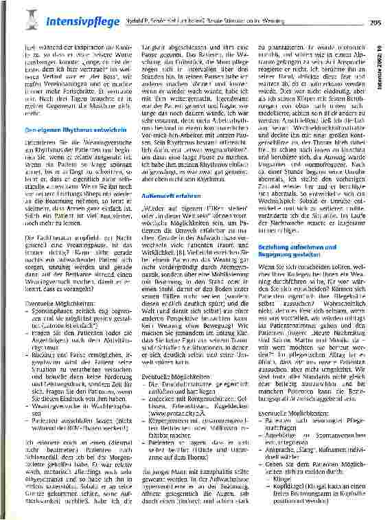 Vorschauseite 4: Schön tief Luft holen? Basale Stimulation im Weaning