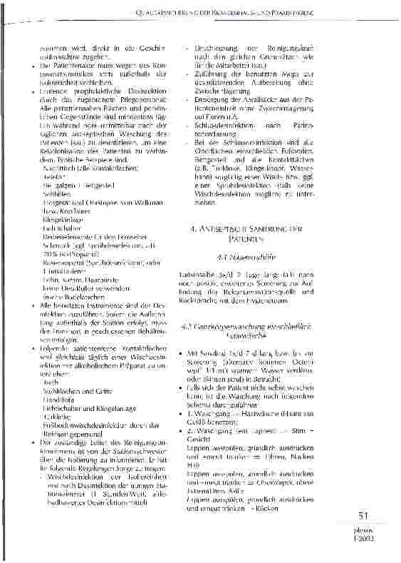 Vorschauseite 4: Qualitätssicherung der Krankenhausund Praxishygiene