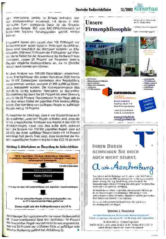 Vorschauseite 3: Bedeutung der Umsetzung und Evaluation der Deutschen Kodierrichtlinien (DKR)